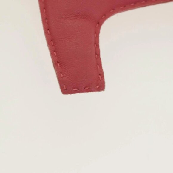 HERMES Rodeo Charm Leather Pink Auth - Picture 4 of 14